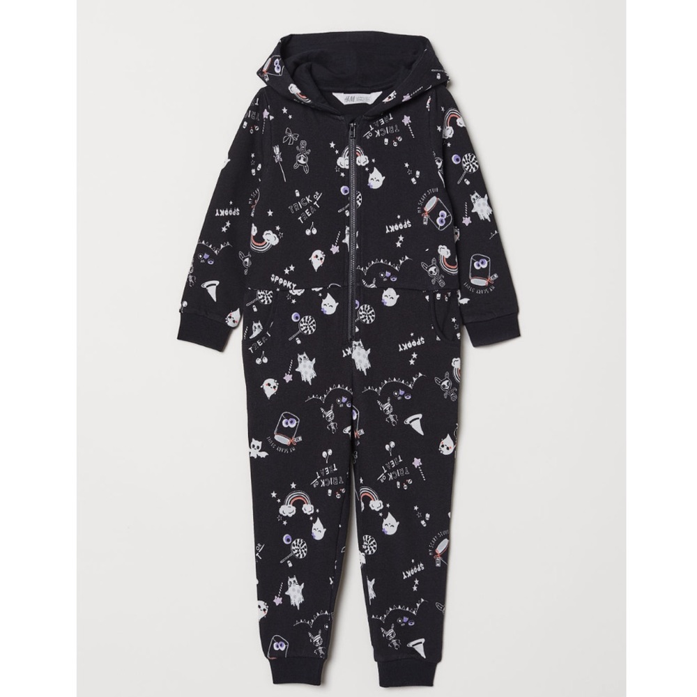 H&M 🎃 Halloween 🎃 fleece onesie pajamas